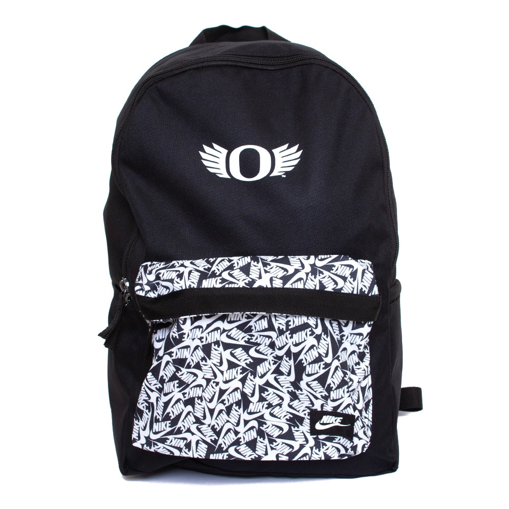 O Wings, Nike, Black, Backpack, Accessories, Unisex, Heritage, Printed, 766549